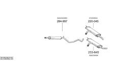 Výfukový systém BOSAL SYS29219