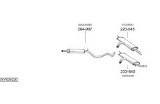 Výfukový systém BOSAL SYS29220