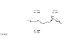 Výfukový systém BOSAL SYS29227