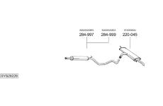 Výfukový systém BOSAL SYS29229