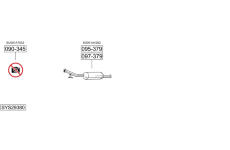 Výfukový systém BOSAL SYS29380