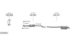 Výfukový systém BOSAL SYS29391