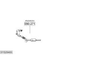 Výfukový systém BOSAL SYS29405