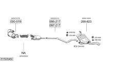 Výfukový systém BOSAL SYS29482