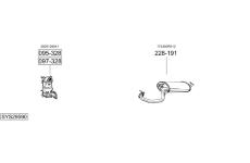 Výfukový systém BOSAL SYS29590