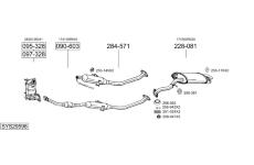 Výfukový systém BOSAL SYS29598