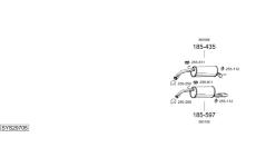 Výfukový systém BOSAL SYS29705
