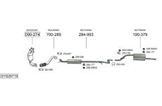 Výfukový systém BOSAL SYS29719