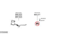 Výfukový systém BOSAL SYS30408
