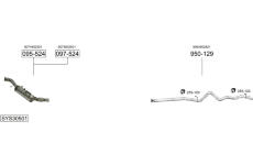 Výfukový systém BOSAL SYS30501