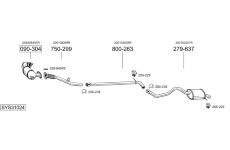 Výfukový systém BOSAL SYS31024
