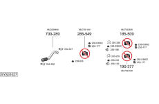 Výfukový systém BOSAL SYS31027