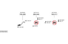 Výfukový systém BOSAL SYS31051