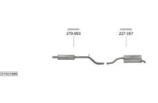 Výfukový systém BOSAL SYS31889