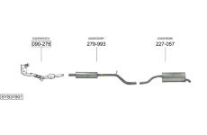Výfukový systém BOSAL SYS31901