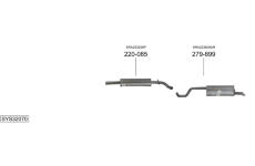 Výfukový systém BOSAL SYS32070