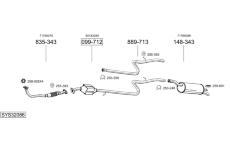 Výfukový systém BOSAL SYS32086