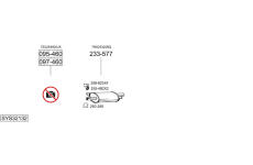 Výfukový systém BOSAL SYS32132