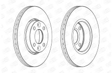 Brzdový kotouč CHAMPION 562268CH