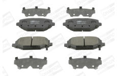 Sada brzdových destiček, kotoučová brzda CHAMPION 573412CH