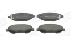 Sada brzdových destiček, kotoučová brzda CHAMPION 573631CH