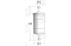 Palivový filtr CHAMPION L218/606