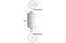 Palivový filter CHAMPION L228/606
