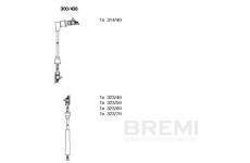 Sada zapaľovacích káblov BREMI 300/436