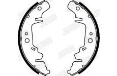 Sada brzdových čelistí JURID 362390J