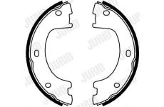 Sada brzdových čelistí, parkovací brzda JURID 362547J