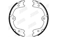 Sada brzdových čelistí, parkovací brzda JURID 362558J
