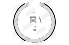 Sada brzdových čelistí, parkovací brzda JURID 362592J