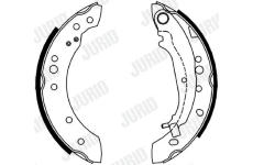 Sada brzdových čelistí JURID 362642J