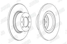 Brzdový kotouč JURID 561074J