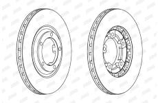 Brzdový kotouč JURID 561580JC