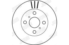 Brzdový kotouč JURID 562169JC