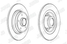 Brzdový kotouč JURID 562184JC-1