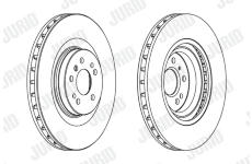 Brzdový kotouč JURID 562346JC-1