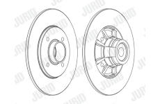 Brzdový kotouč JURID 562367JC