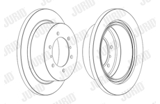 Brzdový kotouč JURID 562380JC-1