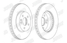 Brzdový kotouč JURID 562392JC-1