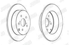 Brzdový kotouč JURID 562415JC
