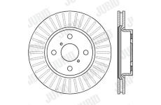 Brzdový kotouč JURID 562421JC