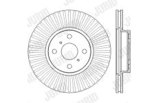 Brzdový kotouč JURID 562452JC