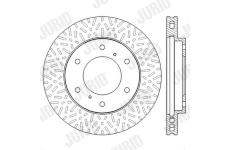 Brzdový kotouč JURID 562572JC