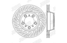 Brzdový kotouč JURID 562590JC