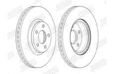 Brzdový kotouč JURID 562624JC-1