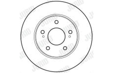 Brzdový kotouč JURID 562758JC