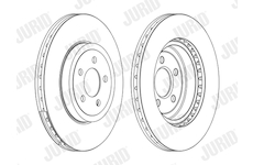 Brzdový kotouč JURID 562868JC-1