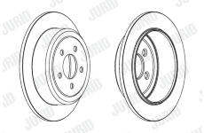 Brzdový kotouč JURID 562917JC